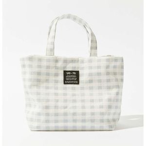 Urban Outfitters Natalie Gingham Mini Tote Bag
